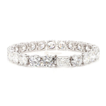 IGI Certified Lab-Created Diamond Tennis Bracelet F VS)