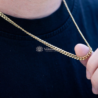 Hollow Miami Cuban Link Chain – 22 Inch